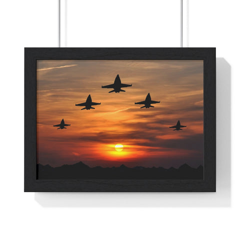 Sunset N' Jets Poster